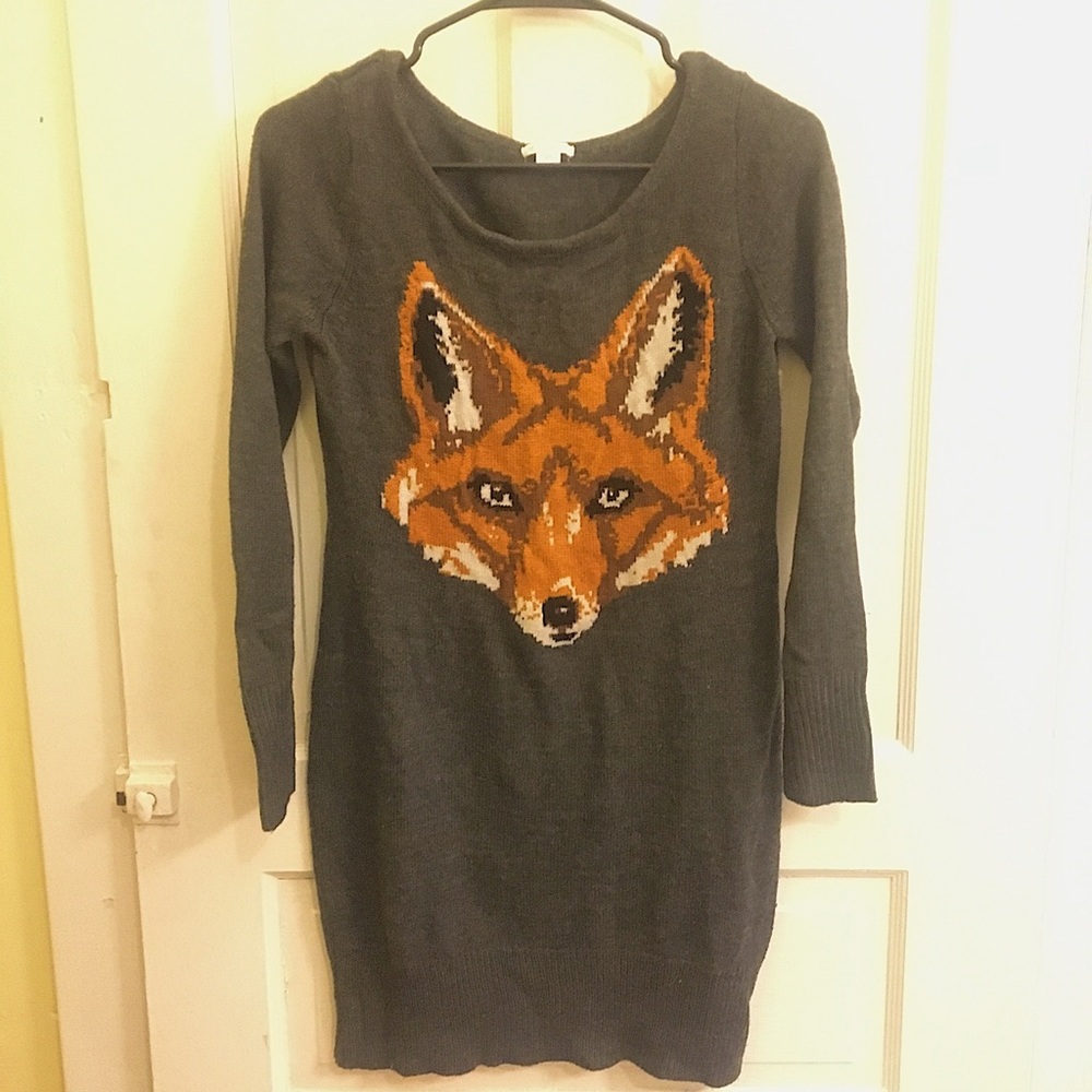 Fox Sweater Dress